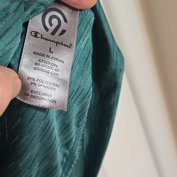 C9 Champion Teal Racerback Athletic Tank Moisture Wicking Womenās L - Picture 5 of 9